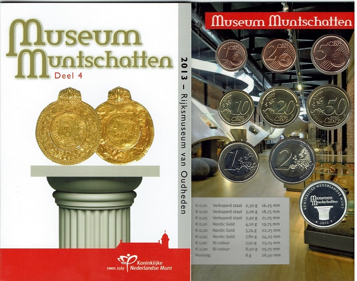 (afbeelding voor) Holland Coin Fair set Nederland 2013 Museumschatten deel 4